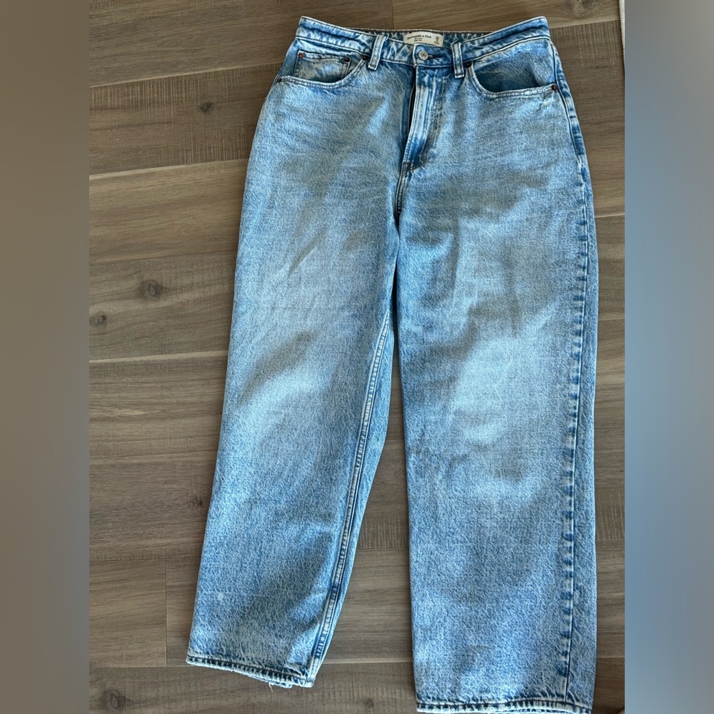 Abercrombie, the loose high-rise jeans